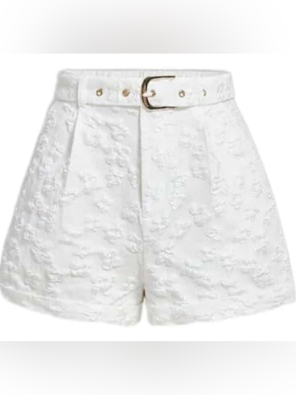 Jaquard Belted Shorts
